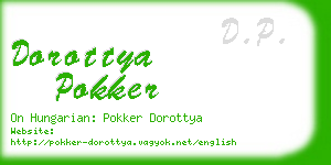 dorottya pokker business card